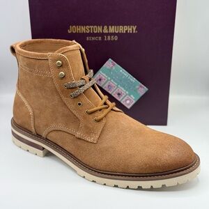 JOHNSTON & MURPHY BARRETT PLAIN TOE BOOTS